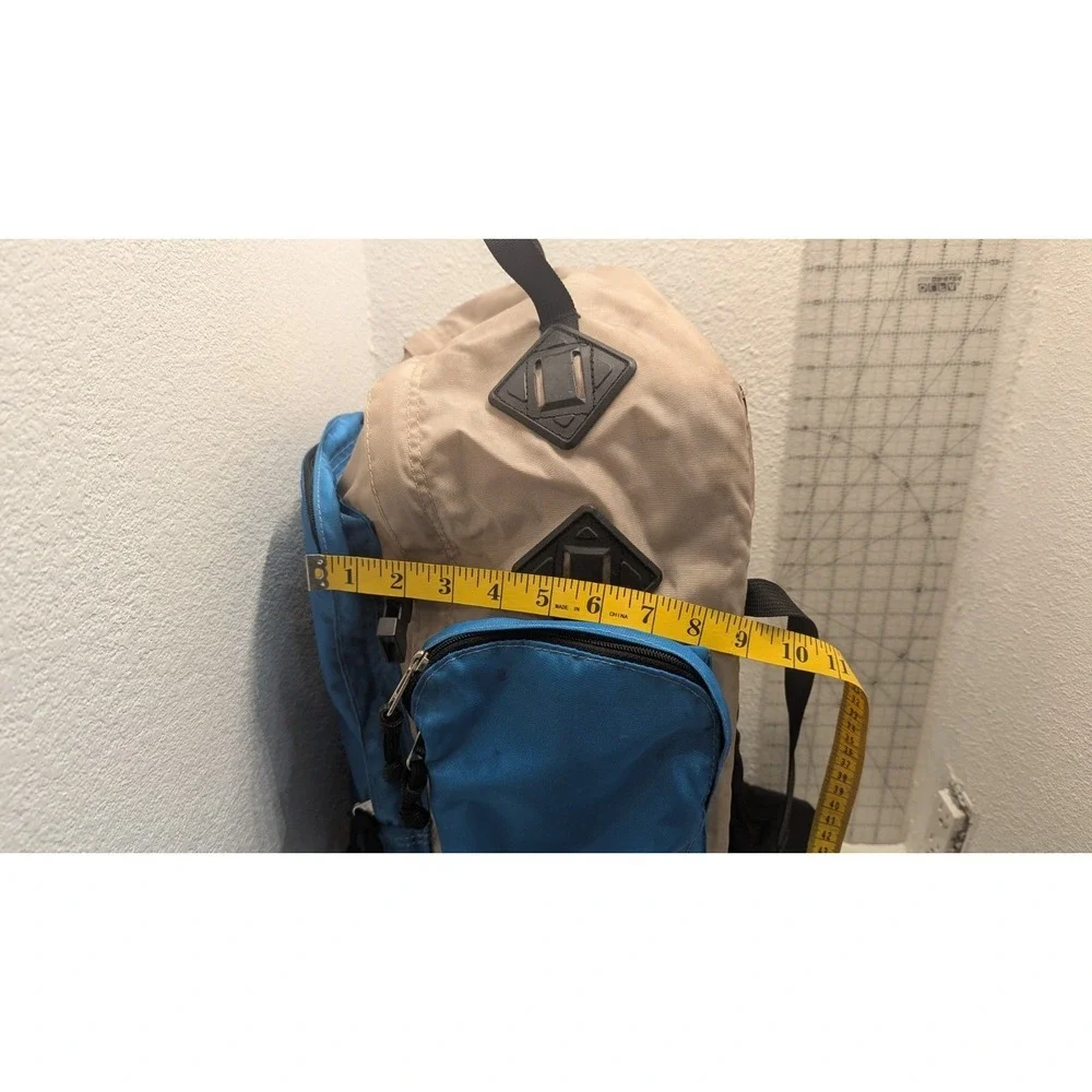 Vintage Kelty  Snipe Backpack Blue Pink Hiking Daypack 90s Korea